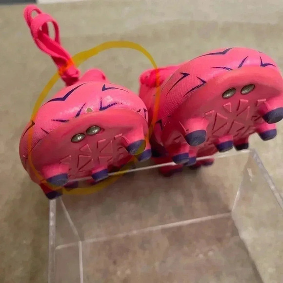 Vizari Ranger Hot Pink and Purple Girls Soccer Cleats size 12C - Picture 7 of 13